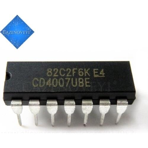10pcs/lot CD4007UBE DIP14 CD4007 DIP CD4007BE DIP-14 CD4007U new and original IC In Stock