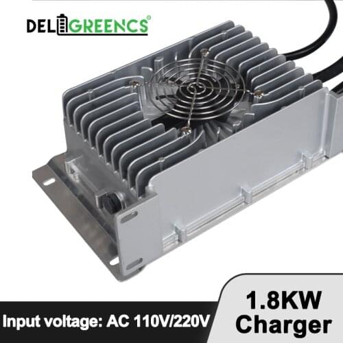 1.8KW EV Charger For Motorcycle TC CAN Protocol 48V 60V 72V 25A Enable Charger Waterproof Isolated AC110V 220V