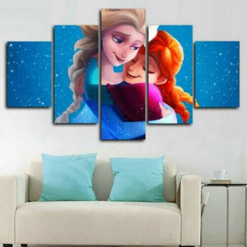 5 spell painting cartoon princess icon 5d diy diamond painting Alice girl full square cartoon sticker home decoration 16 style