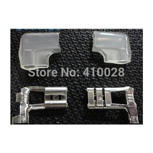 500sets 4.8mm 4.8 flag bend Crimp Terminal Female Spade Connector