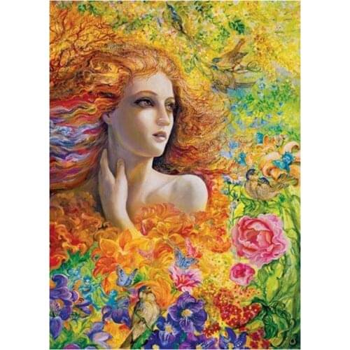 5D DIY Full Round/Square Diamond Painting Flowers & Beauty 3D Embroidery Cross Stitch Rhinestone Mosaic Home Dector Art Y528