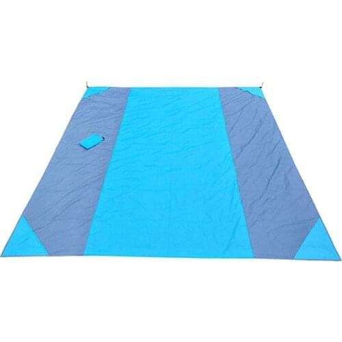 60%HOTColor Block Waterproof Folding Outdoor Picnic Blanket Camping Beach Cushion Mat