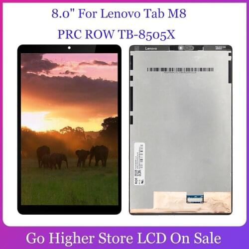 8.0" LCD For Lenovo Tab M8 PRC ROW TB-8505X TB-8505F TB-8505 LCD Display Touch Screen Digitizer Assembly