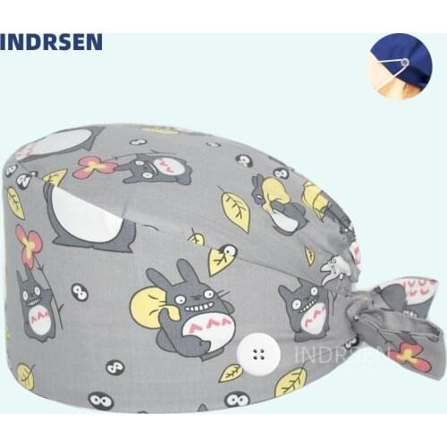 Greys Anatomy Working Cap Cotton Uniform Accessories Clinic Dental Lab Adjustable Surgicals Cap Wholesale