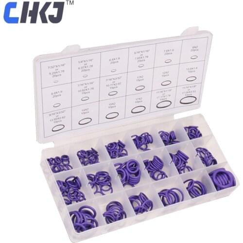 CHKJ Car air conditioner boxed seal ring repair boxed O-ring nitrile rubber ring gasket high pressure and high temperature ring