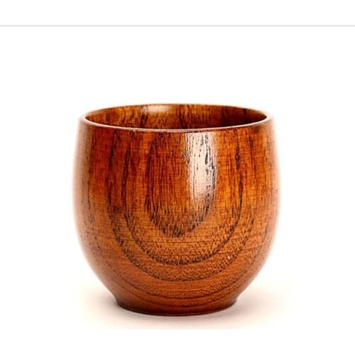 Wooden Cup Wood Coffee Tea Beer Juice Milk Water Mug Primitive Handmade Natural