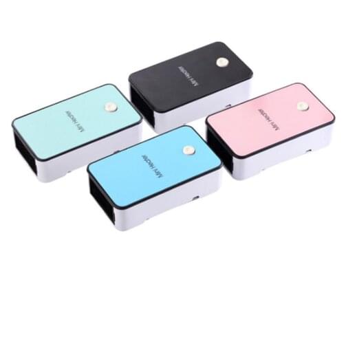 Mini Desk Fan Portable Desktop Winter Warm Space Electric Heater Thermostat Fan For Bedroom Office Home 220V US Plug