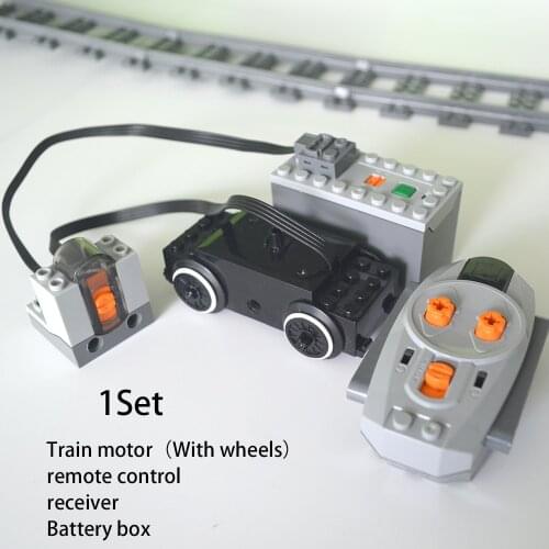 Leduo Train Motor Technical Parts Multi Power Functions Tool Servo Blocks Train Engine Motor PF Sets Compatible with Leduo City