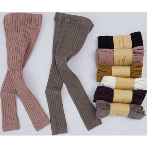 0-5Y Cotton Pantyhose Stockings for Girls Kids Newborn Baby Soft Warm Tights