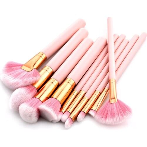 4/10 Pcs Makeup Brushes Set Beauty Cosmetic Make Up Brush Foundation Powder Blush Eye Shadow Liner Lip Brush Tools Kit Maquiagem