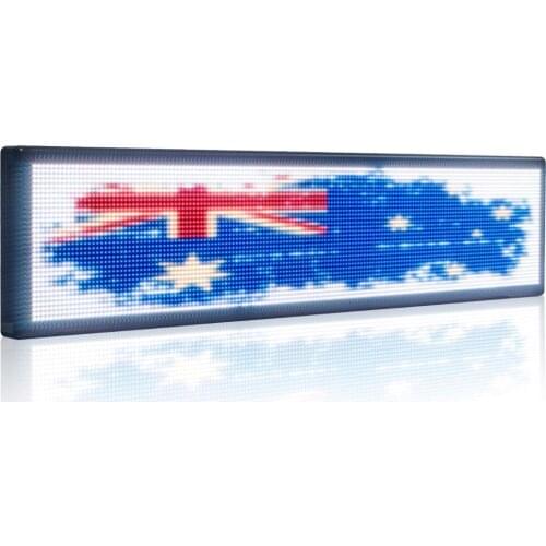 66" P10 Outdoor Waterproof RGB Full Color Module LED Sign wifi Programmable Scrolling message Temperature display board