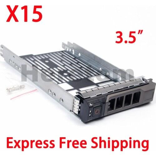 15Pcs 3.5" HDD Tray Bracket KG1CH F238F for DELL R710 R720 R730 R410 r420 R510 R520 R610 T410 T420 Express Free Shipping