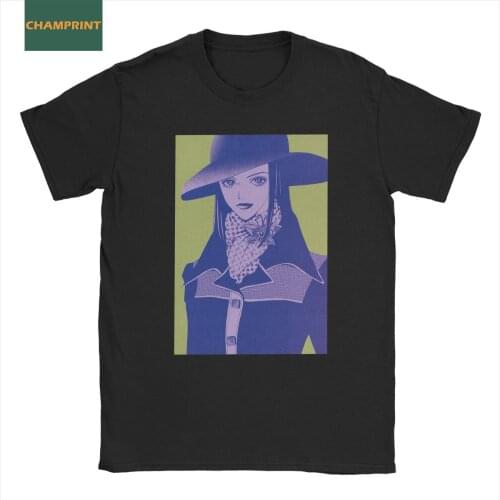 Paradise Kiss Yukari Caroline T Shirts for Men 100% Cotton Vintage T-Shirts Crew Neck Anime Tees Short Sleeve Tops Plus Size