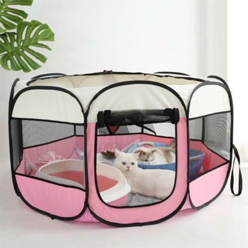 Portable Pet House Outdoor Cage for Large Small Dogs Creative Foldable Indoor Playpen Puppy Cat Litter Pet Bed Oxford Cloth Tent