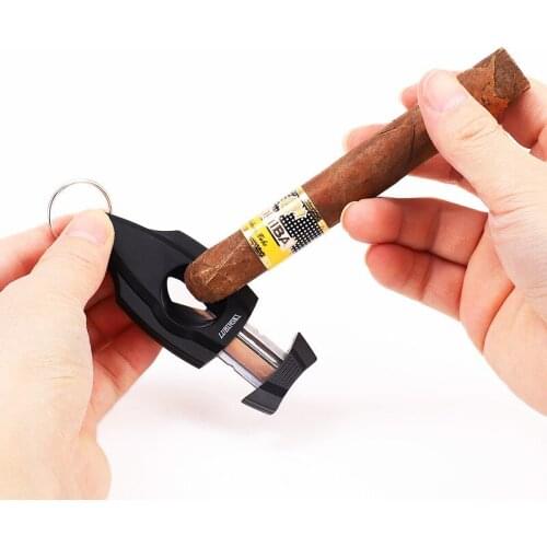 Portable Travel Cigar Cutter Stainless Steel V-Cut Shape Cigar Scissors Shears Party Smoking Tool Gadget Accessories Cutters