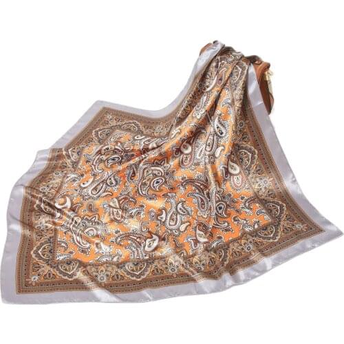 Paisley Print Hair Scarf Scrunchies Bohemia Women Ribbon Hairbands Streamers Bow Hair Rope Ties Holder Ponytail Hair Accessories