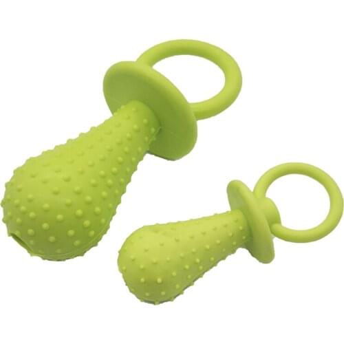 Pet Dog Toy Chew Squeaky Rubber Toys Non-toxic Rubber Toy Funny Nipple Ball for Cat Puppy Baby Dogs Interactive Game