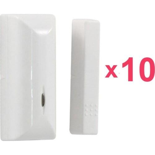 Compatible with Atlantics Security Alarm 10pcs Wireless Opening Detectors Door Window Contact Sensor MD-210R