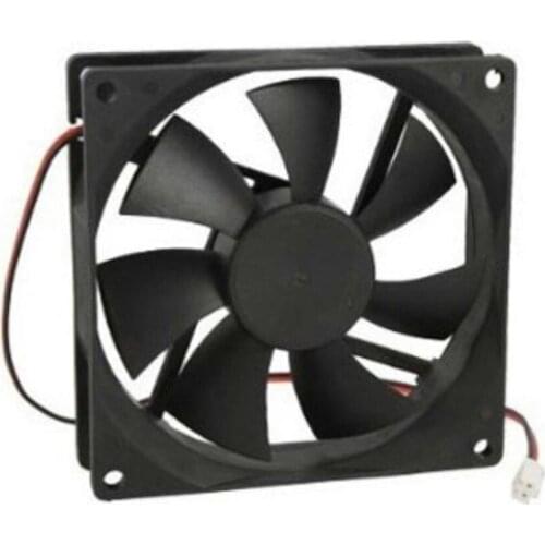 CAA Hot Hot Sale Black Plastic Square 9025 90 x 90 x 25mm DC 12V 0.25A Cooler Fan