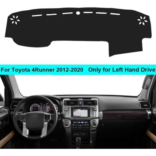 Car Inner Dashboard Cover For Toyota 4Runner 2012 - 2019 2020 LHD Dash mat Carpet Cape Sun Shade Center Console Protector 2018