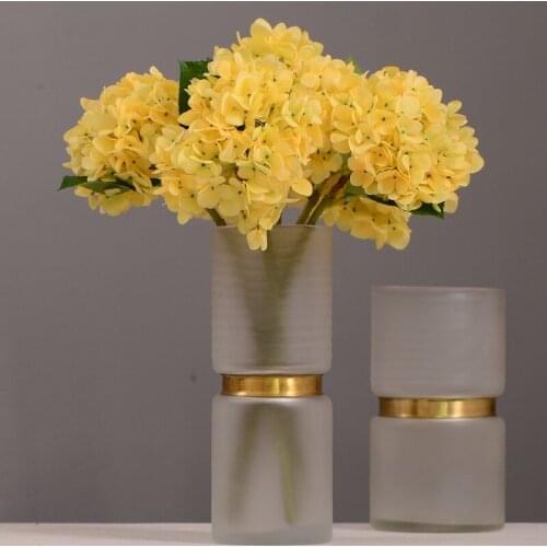 MBF High Quality Artificial Hydrangea Single Stem Fake Silk Flowers For Home Office Wedding Indoor Decor DIY Flower Arrangement