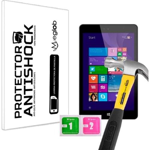 Screen protector Anti-Shock Anti-scratch Anti-Shatter compatible with Tablet Linx EM-I8080-D