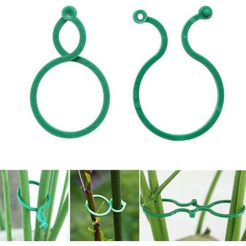 100Pcs Garden Clips Trellis for Vine Vegetable Tomato To Grow Upright Garden Plant Stand Tool Accessories Plant Support