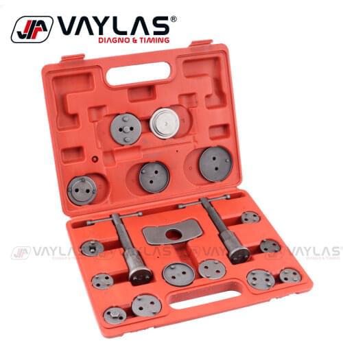 18Pcs Disc Brake Pad Exchanger Caliper Tools Set Brake Caliper Piston Rewind Wind Back Service Tool for VW Audi Ford BMW