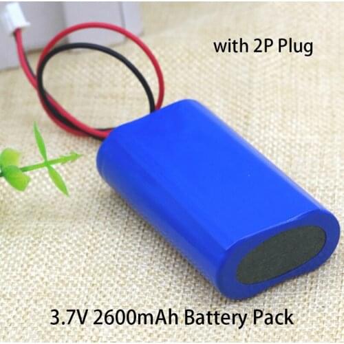 7.4 V / 8.4 V 18650 lithium battery 2600 mAh Rechargeable battery pack with protection board use for megaphone speaker