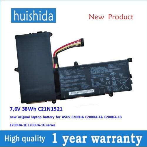 7,6V 38Wh C21N1521 new original laptop battery for Asus VivoBook E200HA E200HA-1A E200HA-1B E200HA-1E E200HA-1G series