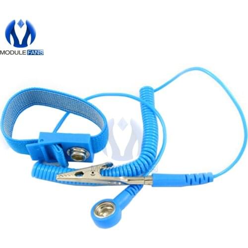 Cordless Wireless Clip Antistatic Anti Static ESD Wristband Wrist Strap Discharge Cables For Electrician IC PLCC worke