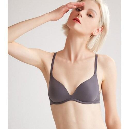 Sexy Seamless Women Bra Unpadded Bralette Backless Thin Cotton Push Up Lingerie Bras For Female Wire Free BH Brassiere Underwear