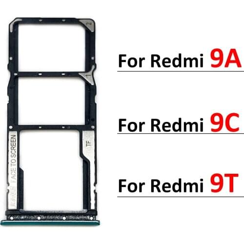 Micro Nano SIM Card Holder Tray Slot Holder Adapter Socket For Xiaomi Redmi 9A 9C 9T Replacement Parts