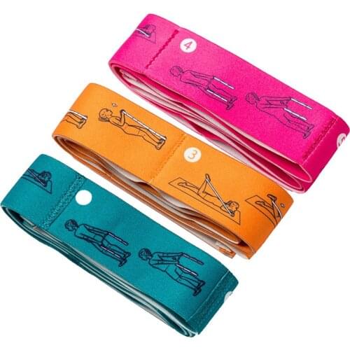 Professional Gymnastics Training Bands Multi-functional Pilates Yoga Stretch Resistance Bands Fitness Elastic Band