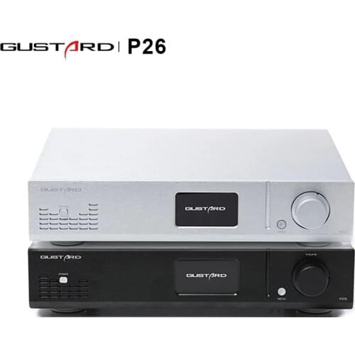 GUSTARD P26 Fully Balanced Pre Amplifier Class A 2*LM49860 HIFI Preamp XLR input Amplifier