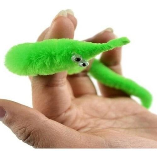Finger Toy Magic Twisty Worm Caterpillar Seahorse Wizard Magic Props Tricky New Strange Toys Pet Toy