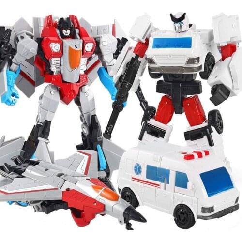 WEI JIANG NEW 19CM Transformation Toys Plastic Robot Car Aircraft Tank Dinosaur Model Action Figures Kids Education Toy Boy