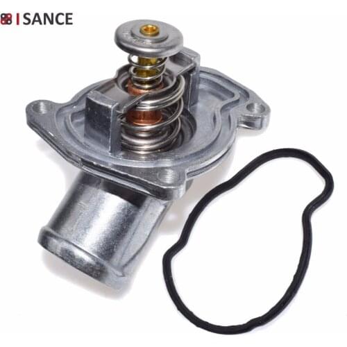 ISANCE Coolant Thermostat 06338028 01338096 119392356 For Opel Astra Astra H Combo Corsa Meriva Tigra Twintop 1.0 1.2 1.4
