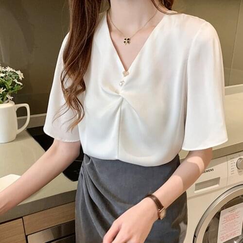 KMETRAM Short Sleeve Shirts For Women