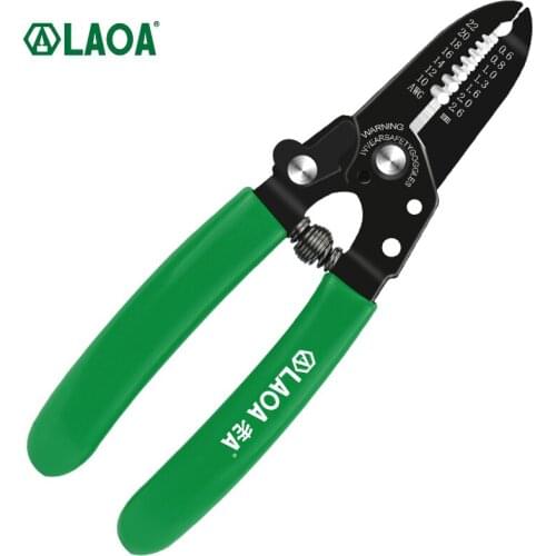 LAOA 7 Inch Portable Wire Stripper 7 Gears Pliers Crimper Cable/wire Stripping Crimping Tools Cutter Multi Hand Tool