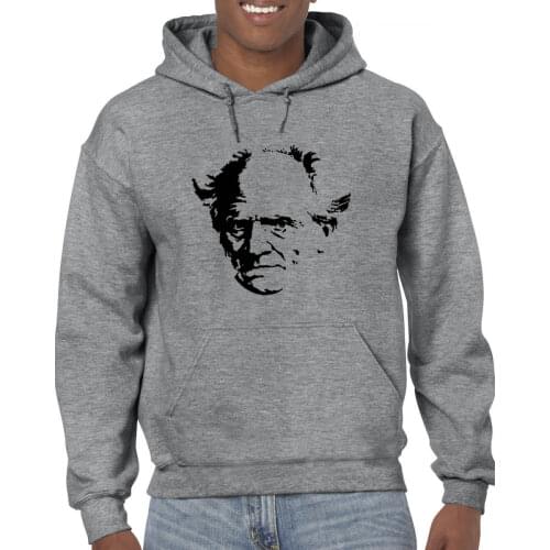 Arthur Schopenhauer Novelist, Author, Writer, Poetry, Book, Philosophy Men 2019 New Cotton Hoodies Print Plain Sweatshirt