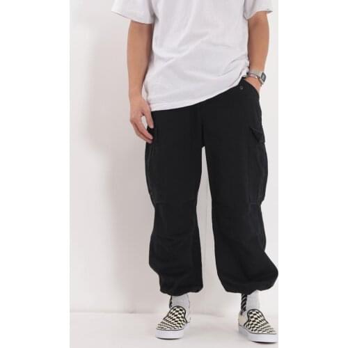 Men Block Black Pocket Cargo Pants 2019 Harem Joggers Harajuku Sweatpant Hip Hop Trousers pantalon pour homme 2020 pant male Man