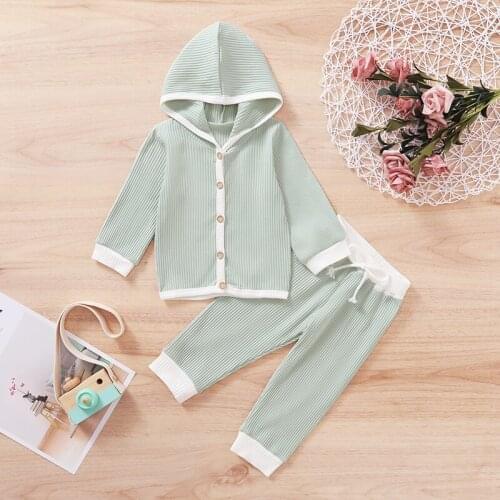 2020 autumn new hot sale solid color two-color hooded long sleeve + trousers pit strip suit