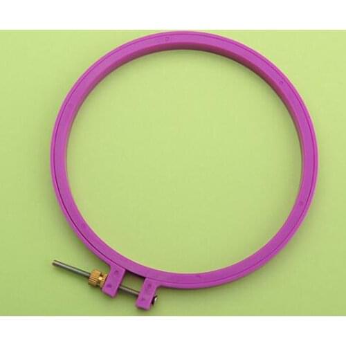 4Color Plastic Cross Stitch Frame Embroidery Hoop DIY Jewelry Sewing Craft