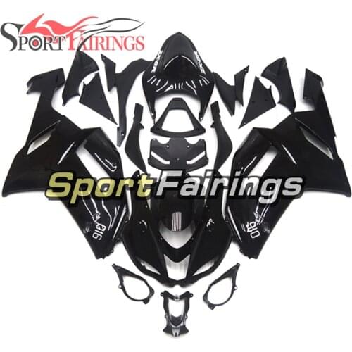 Full Fairings For Kawasaki ZX6R ZX-6R 636 Year 07 08 2007 2008 Sportbike ABS Motorcycle Fairing Kit Bodywork Cowling Gloss Black