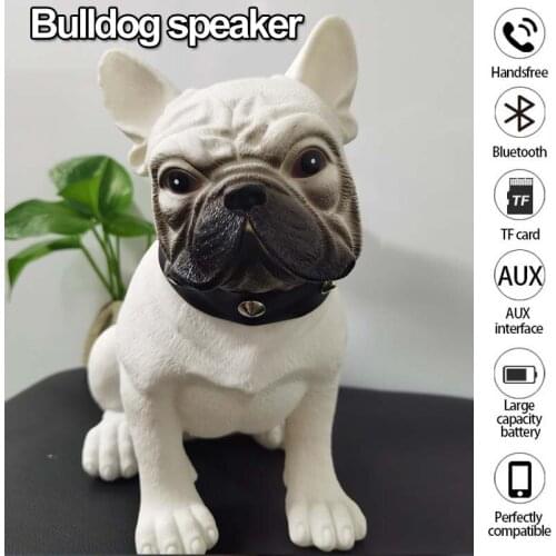Bulldog Column Portable Wireless Bluetooth Stereo Speaker Super Bass Music Center System Subwoofer for Computer with FM USB TF