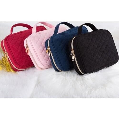 40GB Portable Travel Jewelry Box Zipper Storage Bag Necklace Earrings Rings Bracelet Organizer Display Carrying Case