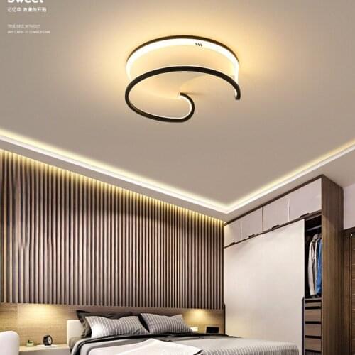 Nordic light simple aluminum bedroom light light sitting room luxury line personality room lamps and lanterns