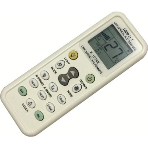 1000 in 1 universal AC LCD remote control K-1028E 1028E for air conditioner Low Power Consumption Remote Control Controller