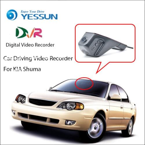 YESSUN For KIA Shuma Car Front Dash Camera CAM / DVR Driving Video Recorder - For iPhone Android APP Control Function